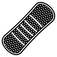 Bandage line art vector isolated on white background