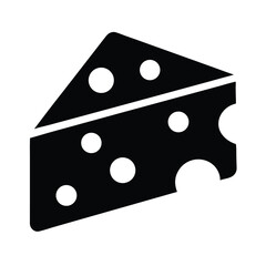 cheese stencil icon vector illustration