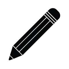 pencil stencil icon vector illustration