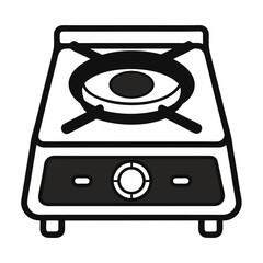 Fototapeta premium Modern Stove Burner Design for Cooking and Kitchen Use