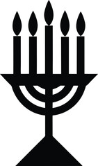set of jewish religious symbols