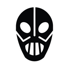 Fototapeta premium charcoal mask tube stencil icon vector illustration