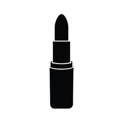 matte lipstick stencil icon vector illustration