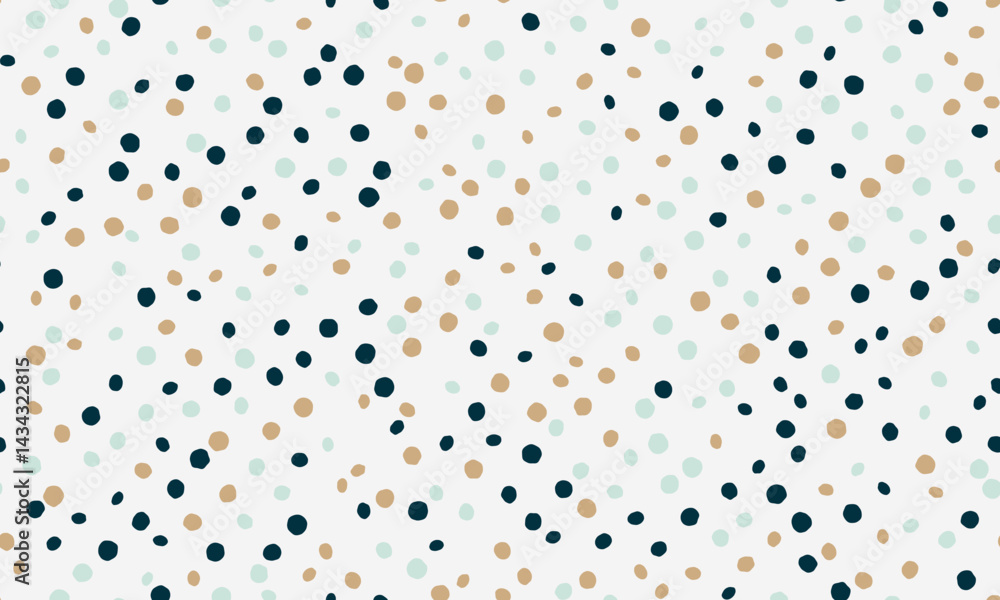 Poster colorful dotted pattern featuring round spots in a repeating layout. ideal for creating abstract bac