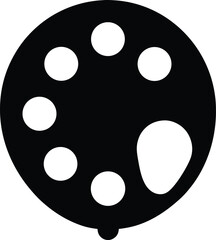 Fototapeta premium black and white buttons