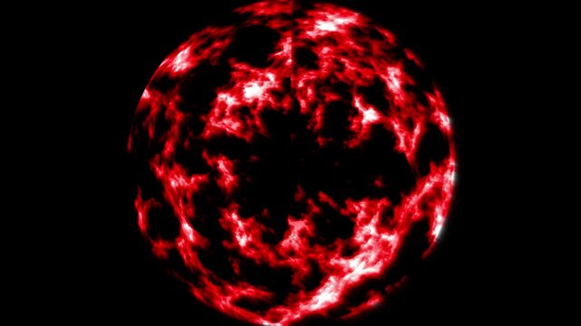 Abstract background flight through neon light wormhole subspace tunnel loop on the black background.