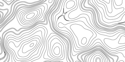 Generate a high-contrast black and white topographic map featuring detailed contour lines. The map should display various elevations using closely spaced, Topography and geography map grid abstract.