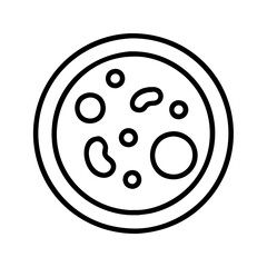 Delicious pepperoni pizza vector icon illustration for restaurant menu and food delivery services