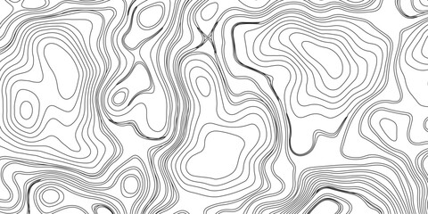Fototapeta premium Topography and geography map grid abstract backdrop. Business concept. Fish Fillet Texture, Generate a high-contrast black and white topographic map featuring detailed contour lines. 