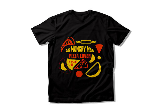Hungry Pizza Mood Tshirt for Casual Wear