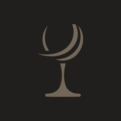 wine glass icon vector illustration