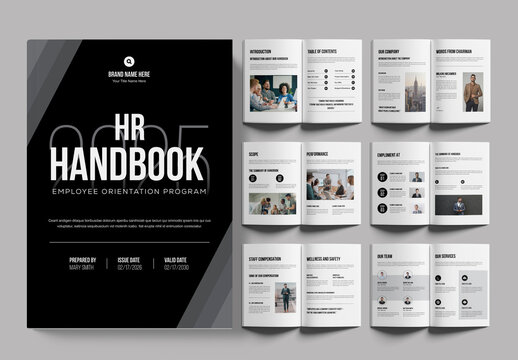 HR Employee Handbook Design