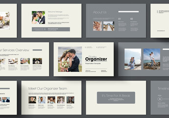 Elegant Wedding Organizer Presentation Template