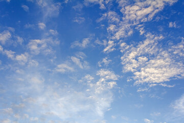 Dreamy Sky With Soft Altocumulus Cloud Patterns