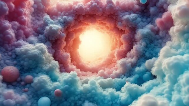 Dreamlike acrylic fractal bursting with surreal, Dadaist chaos and meditative flow. Abstract layers dissolve into subconscious space. Created with AI
