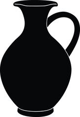 vector illustration of a jug