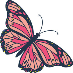 Butterfly line art