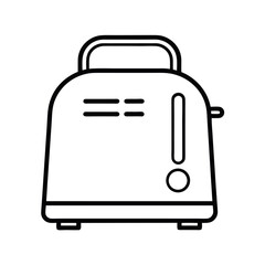Kitchen Toaster Sketch Vector