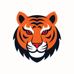 tiger head vector illustration