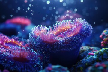 Obraz premium Abstract colorful floating forms