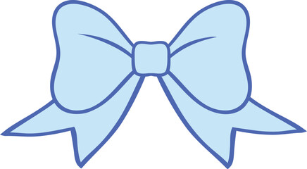 Whimsical Hand-Drawn Bow