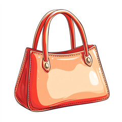 Stylish handbag icon, perfect for showcasing fashion trends and accessories in a modern lifestyle setting.