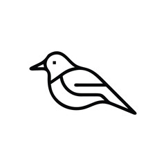 vector illustration of a bird