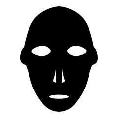 Abstract Silhouette of a Human Face Depicting Mystery,Anonymity, and Identity Exploration on a transparent background