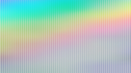 Neon holographic rainbow background with texture of embossed ribbed glass. Window with matte effect. Trendy banner for flyer, covers, wallpaper. Vector illustration EPS10