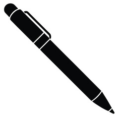 vector illustration of a pen