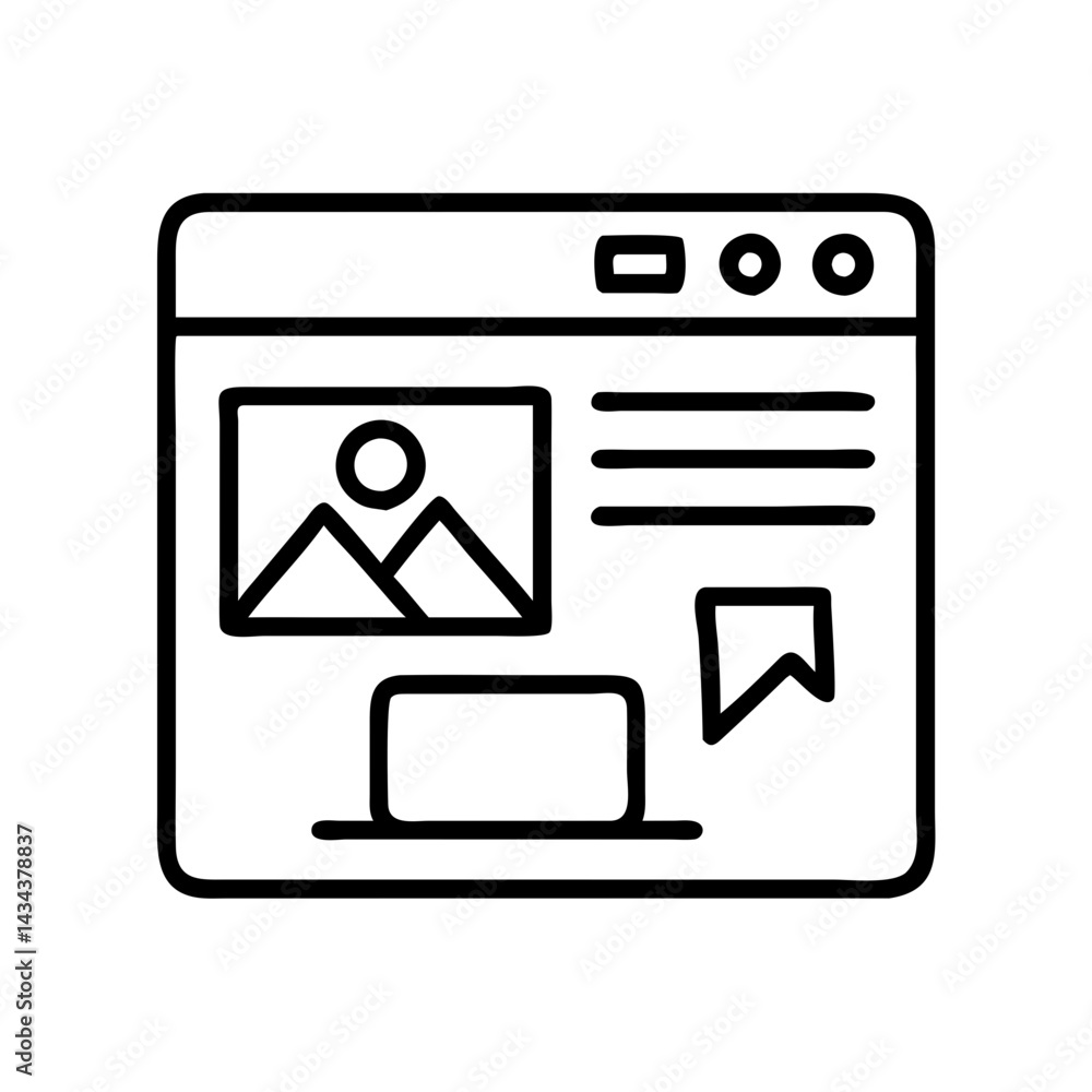 Poster website design layout template interface webpage wireframe mockup responsive site development graphi