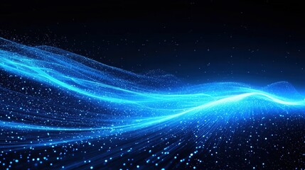Abstract Digital Flowing Light