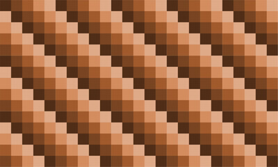 brown gradient stair step of block square repeat pattern, replete image, design for fabric printing, patter print