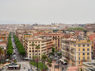 Obraz premium aerial view of the city Vaticano