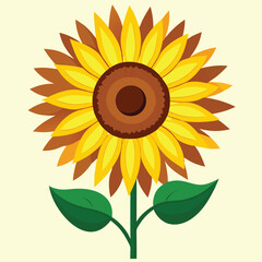 sunflower bloom icon