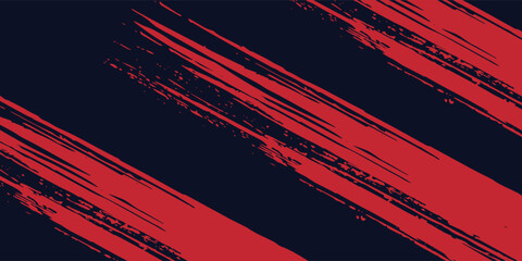 Red halftone dots blue color pattern gradient grunge texture background. Dot pop art comic sport style vector eps10