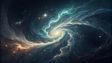 Swirling Galaxy Nebula, Stars, Cosmos, Astronomy, Astrophysics