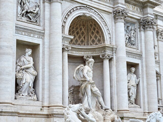 The Trevi Fountain (in Italian Fontana di Trevi), with a frontage of almost 50 meters, is one of...