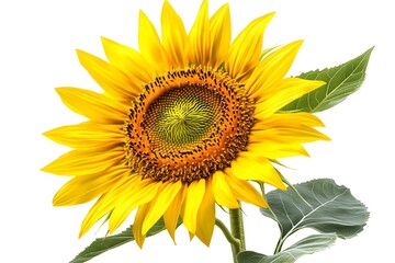 Obraz premium Bright Yellow Sunflower in Full Bloom