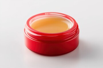 Lip balm against white backdrop