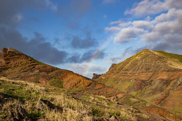 dramatic coastline with rocks of Madeira, Portugal