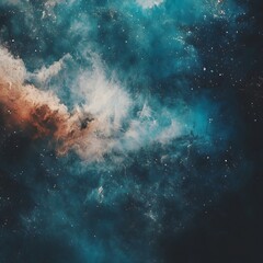 Fototapeta premium abstract galaxy background with stars and nebula, computer generated image