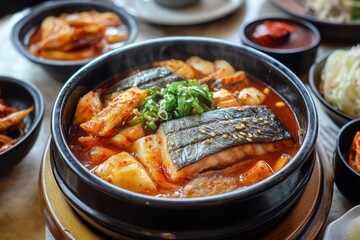 Soy sauce braised cutlassfish Korean cuisine