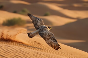 Stunning falconry training in the Dubai desert