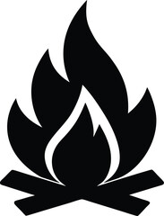 fire icon vector illustration
