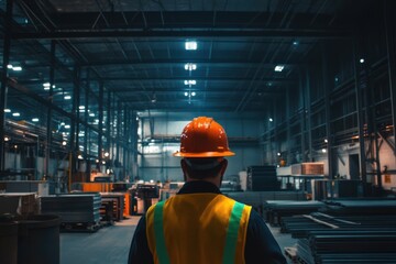 Industrial Worker in Warehouse
