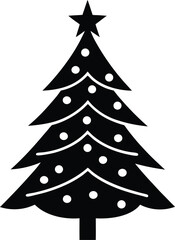 abstract christmas tree