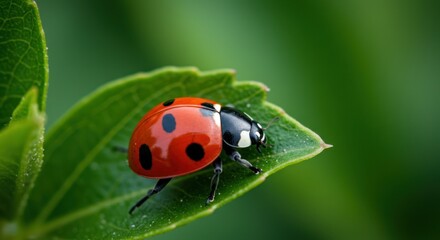 Fototapeta premium Laptop and small potted plant on a wooden desk against a neutral wall.