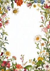 Fototapeta premium background with flowers