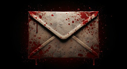 Bloody envelope graphic design